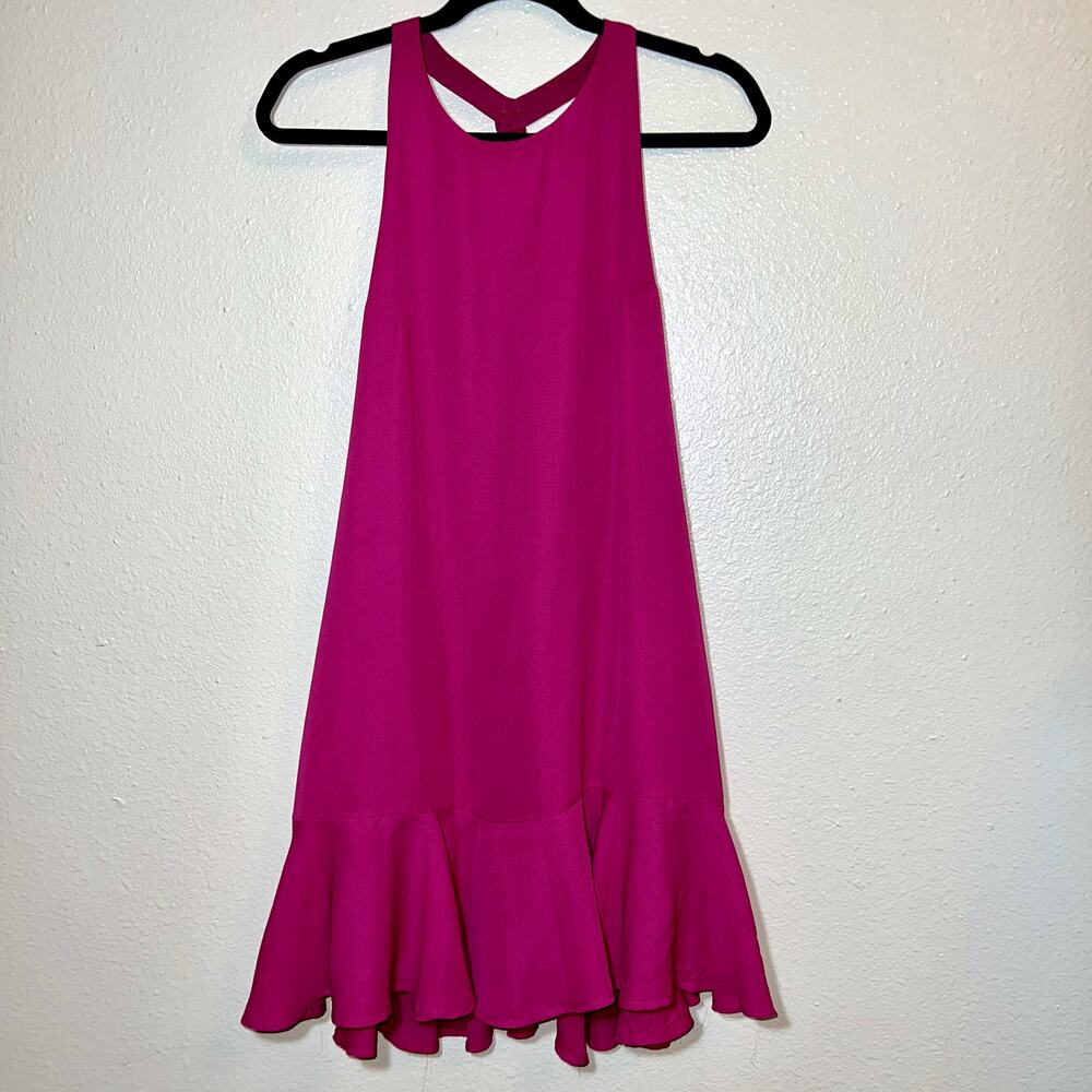 Lucca Couture Pink Shift High Neck Racerback Dress